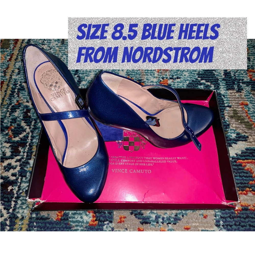 Blue Heels Size 8.5